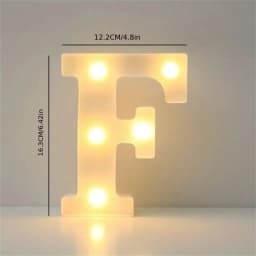 16CM LED Letter Lights,Battery Powered Alphabet Lamps For Bedroom,Birthday Party,Dining Table Decoration,Home Hanging Decor