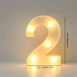 16CM LED Letter Lights,Battery Powered Alphabet Lamps For Bedroom,Birthday Party,Dining Table Decoration,Home Hanging Decor