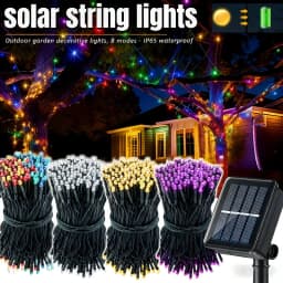 Solar String Lights 30/100/200/300 LED Solar Christmas Lights 8 Modes Waterproof Outdoor Twinkle Lights Garden Tree Party Decor