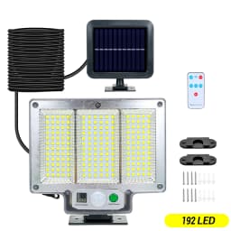 600W 344LED Outdoor Solar Lights Super Bright Motion Sensor Security Light Solar Flood Lamps For Wall Garage Courtyard Garden