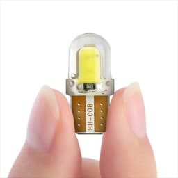 5/10/20PCS LED License Plate Light Bulb W5W T10 COB 4SMD Canbus Compatible White Auto Parking Clearance Lamp Bright Silica Wedge