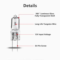 Philips G4 Halogen 20W 12V Essential Capsule Pin Lamp Decorative Light Clear 3000K White Dimmable T9 Desk Task Bulb Wholesale