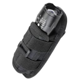 Tactical Flashlight Cover Nylon Case for Flashlight Belt Holster Holder for Duty Belt Hunting 360 Degree Flashlight Tool Pouch