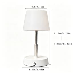 Portable Rechargeable LED Desk Lamp with USB Port, Touch Control Night Light for Bedroom, Camping, Outdoor Use – Modern Mini Tab