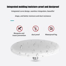 1 Piece 20-200W Indoor Lighting Flying Saucer Light Ceiling Lamp Garage Light LED Bulb AC 220v E27 Base Energy Saving Lamp