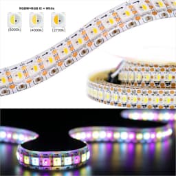 DC12 SK6812 RGBW (Vergelijkbaar Met WS2812B) 4-in-1 30/60/144 Leds/Pixels/M Individueel Adresseerbaar Ledstriplicht 1-5M IP30/IP