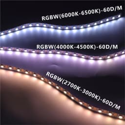 DC12 SK6812 RGBW (Vergelijkbaar Met WS2812B) 4-in-1 30/60/144 Leds/Pixels/M Individueel Adresseerbaar Ledstriplicht 1-5M IP30/IP