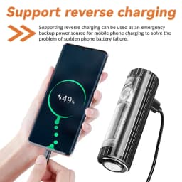 1500Lumen Aluminum Alloy Waterproof USB Charging 1800mAh Bicycle Front Light for MTB Road Cycling Lamp Accessories
