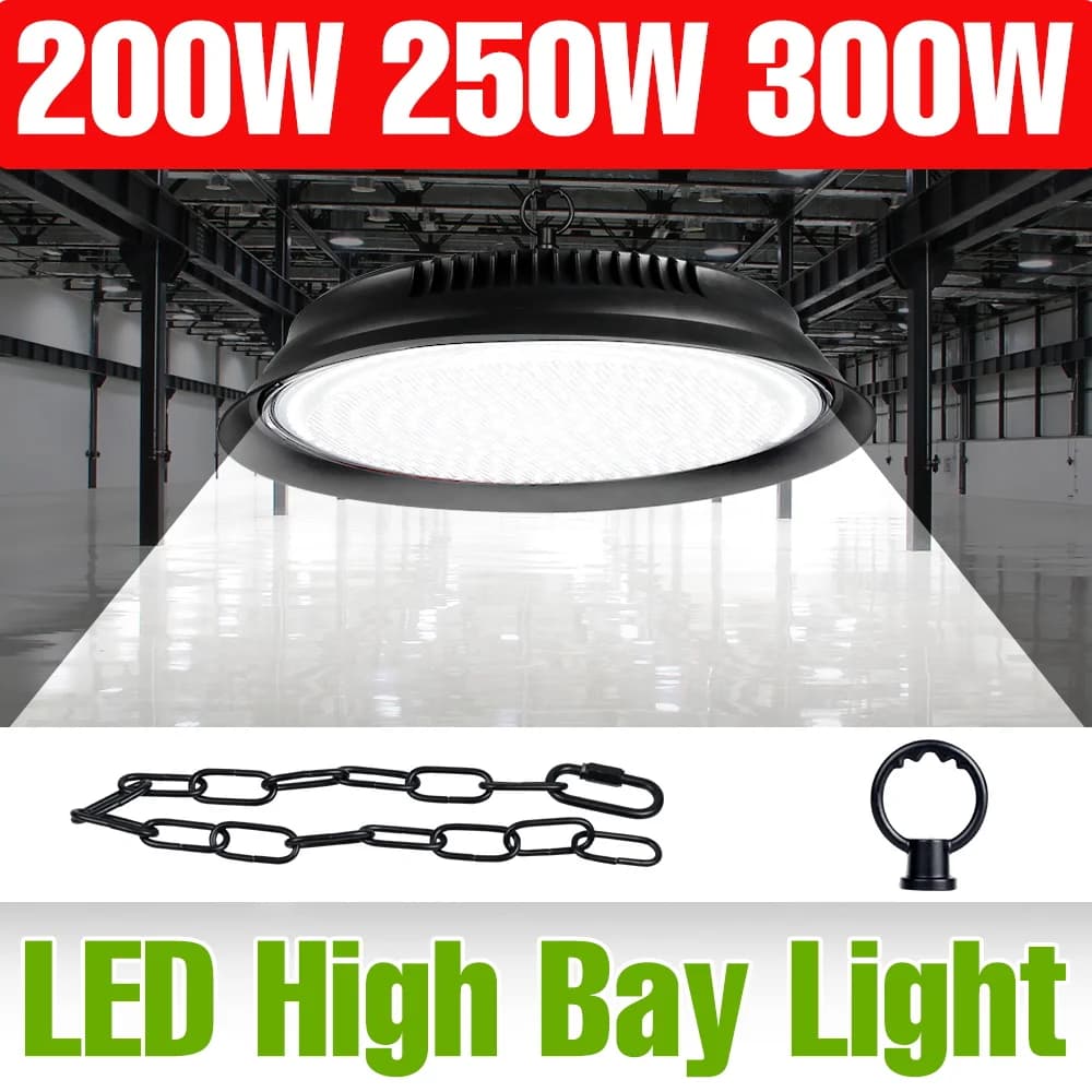 300W LED Indoor Ceiling Lamp AC220V Spotlight Blub Home Living Room Kitchen Bedroom Lighting AC110V No Flicker With US/EU Plug