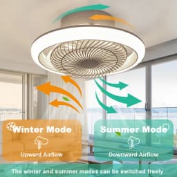 Modern Ceiling Fan With Light Remote Control APP 3 Color Dimmable Smart Fan Light 360° Rotating 6 Speed Chandelier Indoor Home