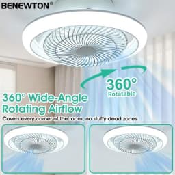 Modern Ceiling Fan With Light Remote Control APP 3 Color Dimmable Smart Fan Light 360° Rotating 6 Speed Chandelier Indoor Home