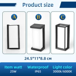 Led Outdoor Wall Light Ip65 Waterproof Wall Lamp Led Outdoor Lighting Porch Lights For Balcony Home Garden Light Bedroom 85-220V