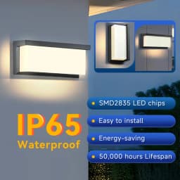 Led Outdoor Wall Light Ip65 Waterproof Wall Lamp Led Outdoor Lighting Porch Lights For Balcony Home Garden Light Bedroom 85-220V