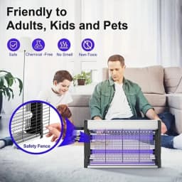 COOINJOY Mosquito Killer Lamp Electric Shock Insect Trap Catcher Indoor Bedroom Anti Mosquito Repellent UV Light Pest Control