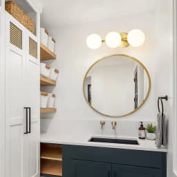 Nordic Glass Wall Sconce Milky White Sphere G9 Bulb Gold Suitable For Bedroom Hallway Dressing Room Living Room Entryway Balcony