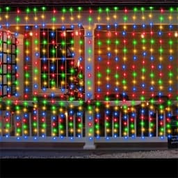 Festoon LED Curtain Light String Battery Operated Muslim Ramadan Home Courtyard Decoration Wedding Outdoor Garland Eid Mubarak