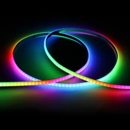 Individual Addressable SPI RGB COB LED Strip for DIY Decor DC 5V 12V RGB-IC Smart LED Tape Light