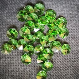200pcs 14mm 2 hole Crystal Glass Octagon Beads For Chandeliers Parts Crystal Curtain Accessories Home Living Decoration