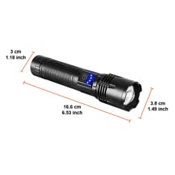 2026 HighPower LED Flashlight 9000000LM Strong Light Tactical Torch Rechargeable Portable Lamp Outdoor Emergency Camping Lantern