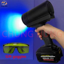 80W 130W 200W High-Intensity UV Flashlight 365nm Car Paint Inspection Lamp Accurate Detection of Surface Defects And Putty Spray