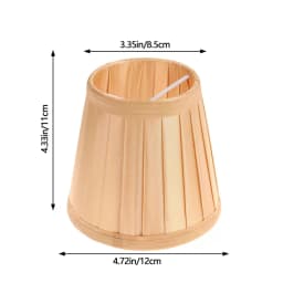 Dia 12CM Modern Style Chandelier Fabric Lamp Shade Clip On Mini Wall Lamp Shade Hotel Bedroom Bedside Floor Lamp Shell Cover