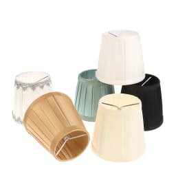 Dia 12CM Modern Style Chandelier Fabric Lamp Shade Clip On Mini Wall Lamp Shade Hotel Bedroom Bedside Floor Lamp Shell Cover