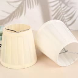 Dia 12CM Modern Style Chandelier Fabric Lamp Shade Clip On Mini Wall Lamp Shade Hotel Bedroom Bedside Floor Lamp Shell Cover