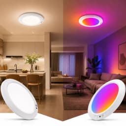 Rechargeable Shower Light with Remote, RGB/CCT Colors Changing & White Light for Shower, for Inside Shower with Motion Sensor