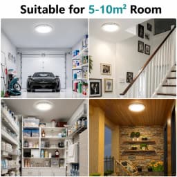 Rechargeable Shower Light with Remote, RGB/CCT Colors Changing & White Light for Shower, for Inside Shower with Motion Sensor