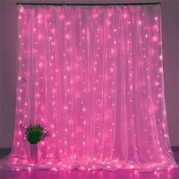 Battery LED Festoon Curtain Light String 8 Modes Garland Fairy Lights for Wedding Party Home Holiday Ramadan Room Decortation