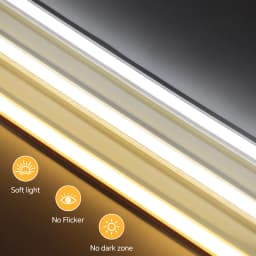 Wireless PIR Motion Activated Switch Solid COB Neon Light Strip Pure Silicone IP65 Waterproof Cuttable Easy Install for Stairs