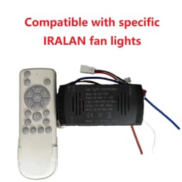 IRALAN Smart Transformer 42/48-inch Ceiling Fan Light Fan Led Driver Easy To Install Remote Control Dimming and Timer Driver