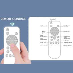 IRALAN Smart Transformer 42/48-inch Ceiling Fan Light Fan Led Driver Easy To Install Remote Control Dimming and Timer Driver