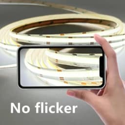 DC24V CCT Dimmable COB LED Strip 8mm/10mm RA98 2700K-6500K Tunable Double Color Linear Lighting High CRI Flexible Tape Light