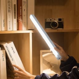 Motion Sensor LED Bar Light USB Type C Rechargeable Portable Induction Night Light for Wardrobe Kitchen Bedside Closet Aisle
