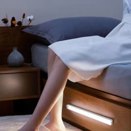 Motion Sensor LED Bar Light USB Type C Rechargeable Portable Induction Night Light for Wardrobe Kitchen Bedside Closet Aisle