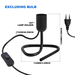 Retro Table Lamp E27 EU Plug Switch Desk Lamp Wood Night Light Fixture Vintage For Bedroom Decorations Bedside Lamp Room Decor