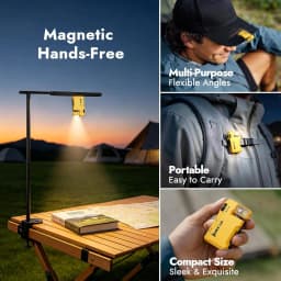 WUBEN G5 Yellow Flashlight 400Lm RGB 180° Rotating Head Magnetic Keychain Type-C Fast Charge 65H IP65 Compact & Rugged