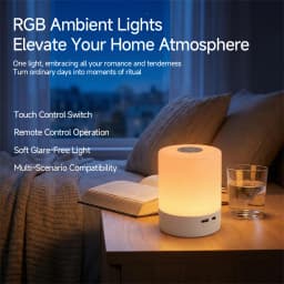 Night Light Clap Lamp Rechargeable Touch Bedroom Bedside Lamp Children's Sleep Lamp Long Battery Led Eyeshield Lamp Decorate