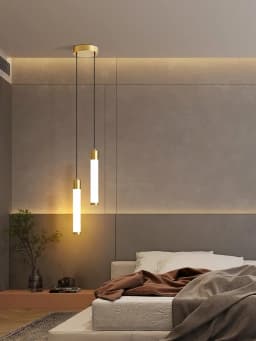 Retro-Style Imitation Marble Resin Dining Room Bedroom Pendant Light For Luxurious Restaurant Bar Area Ambient Lighting Fixture