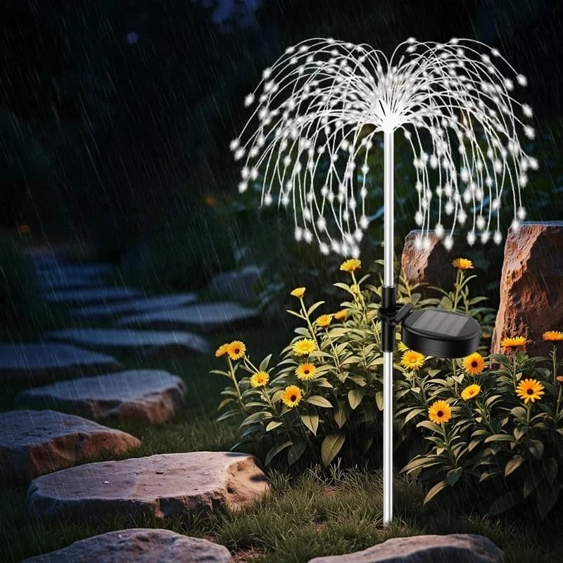 Garden Decor Solar Pathway Lights Outdoor Waterproof Firework Fairy Lights for Patio Lawn Yard Walkway Solar Outdoor Light