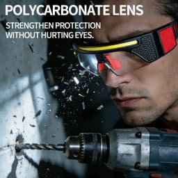 New multifunctional sensor glasses lamp type-c charging repair glasses lamp maintenance special glasses lamp