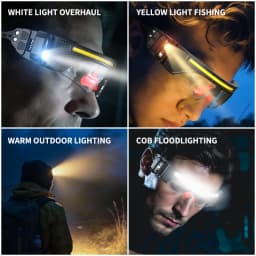 New multifunctional sensor glasses lamp type-c charging repair glasses lamp maintenance special glasses lamp