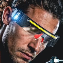 New multifunctional sensor glasses lamp type-c charging repair glasses lamp maintenance special glasses lamp