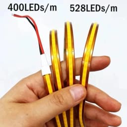 DC 12V/24V 8MM COB LED Strip Free Cut Cuttable 400LEDs/M 528LEDs/M High Density Flexible Tape Home Decoration Lighting 0.5M-10M