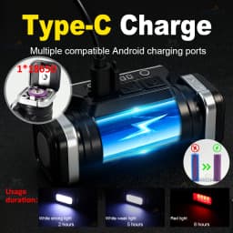 30W Powerful Headlamp USB Rechargeable Lamp Wave Sensor COB Bicycle Head Lights Red Light Outdoor Runing Fishing Headlight 18650