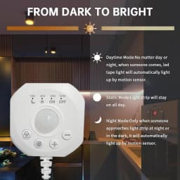 USB Motion Sensor LED Strip, Motion Activated Light with Chase Effect for Stairs, Under Bed and Cabinet