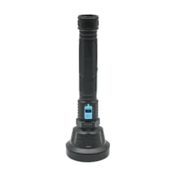 Large Long-Range LED Flashlight with Battery Display USB Charging Strong Light for Home And Outdoor Use Durable ABS Material