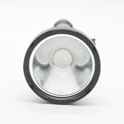 Large Long-Range LED Flashlight with Battery Display USB Charging Strong Light for Home And Outdoor Use Durable ABS Material
