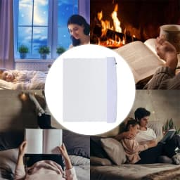 LED Book Light Eye Caring Flat Plate Panel Bookmark Light Portable Study Tools Night Vision Reading Lighting For Car Travel Bed